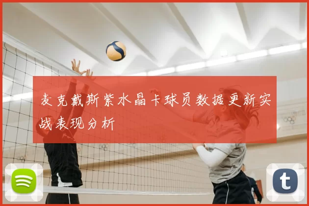 麦克戴斯紫水晶卡球员数据更新实战表现分析